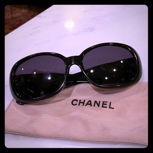 Chanel Camellia sunglasses